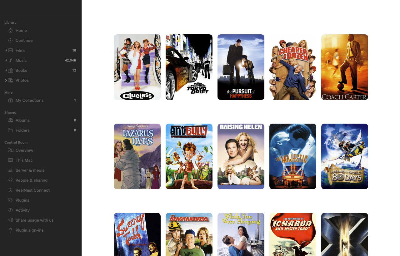 ReelNest films on a desktop